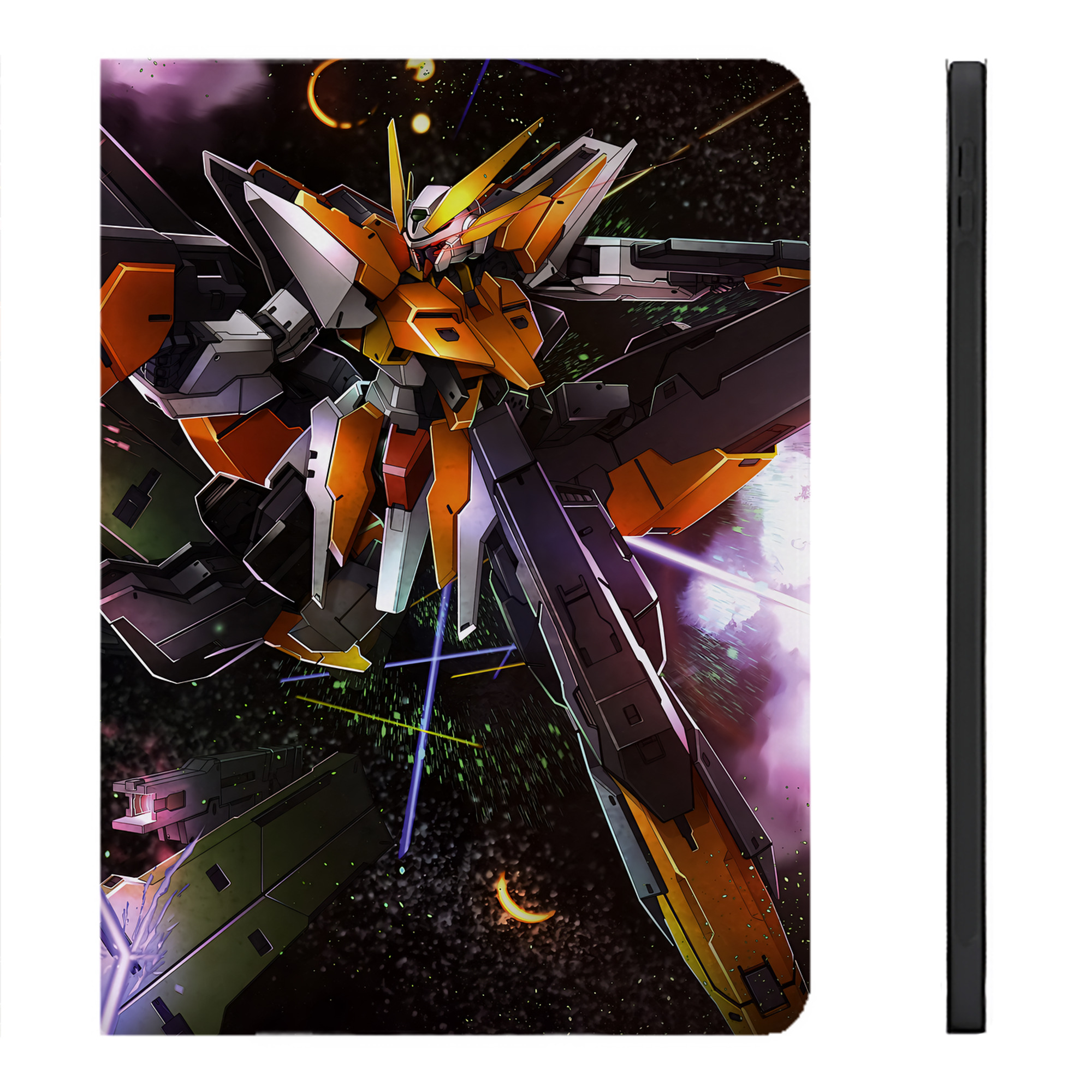 （画像用） 機動戦士ガンダム Mobile Suit Gundam IPadケース ペンホルダー付き ブックスタイルデザイン